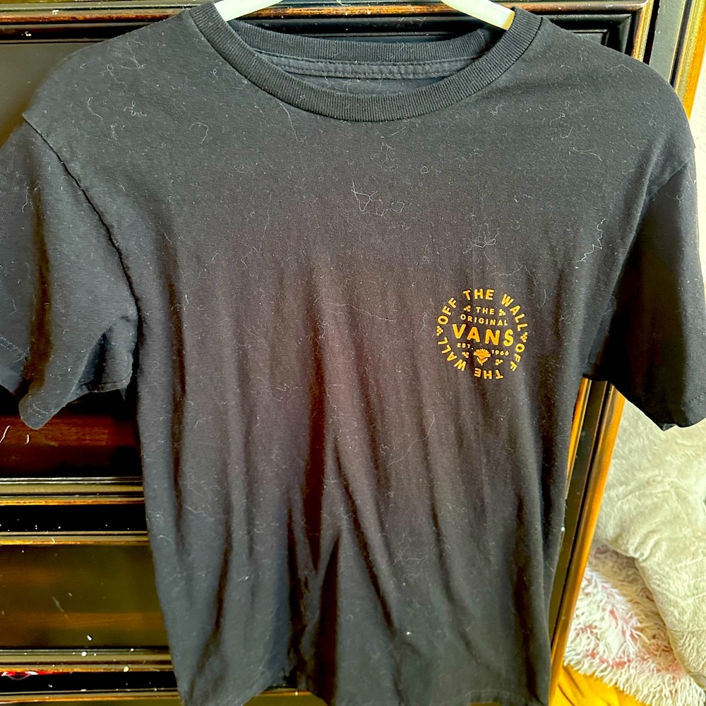Vans Orange Logo Shirt - Small